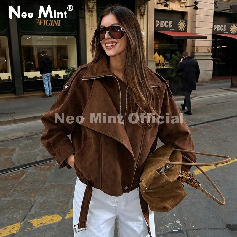 Streetwear Brand New - Neo Nane Sonbahar Yeni Kahverengi Büyük